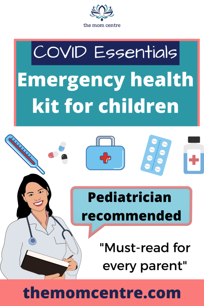 emergency covid kit for children
