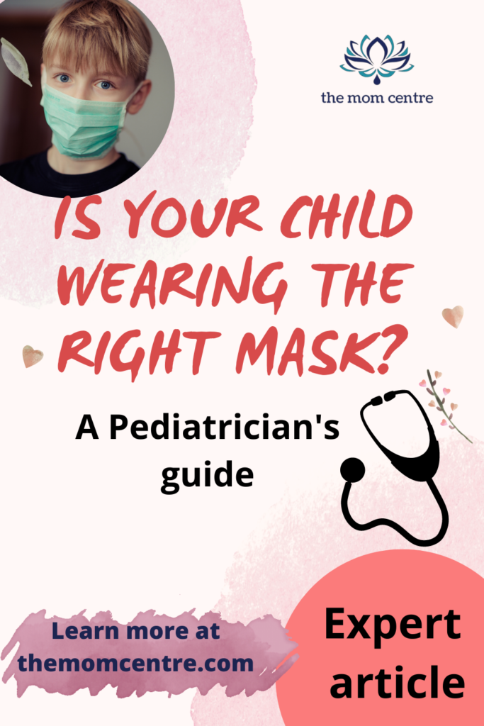 themomcentre: is your child wearing the right mask